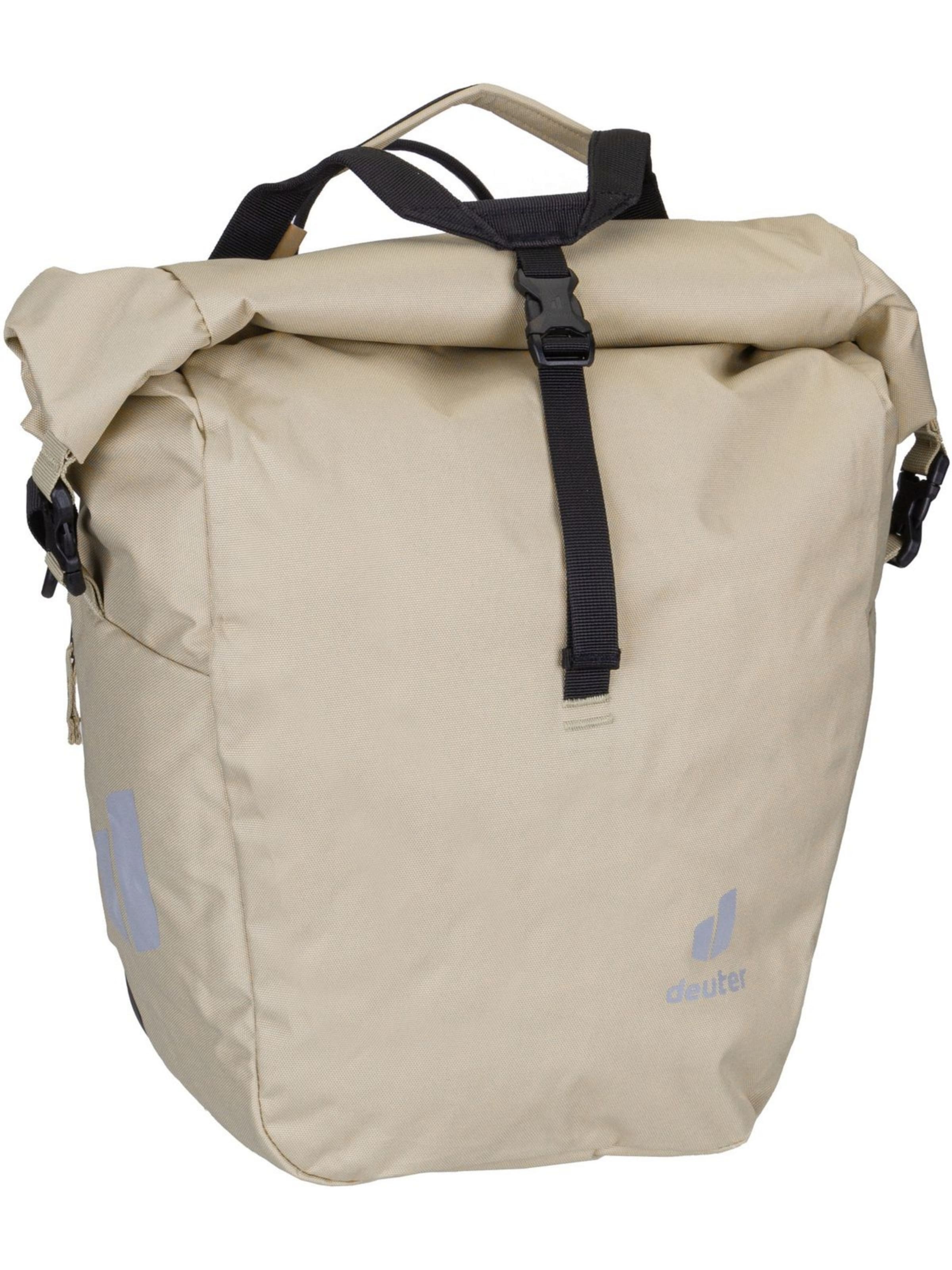 DEUTER Fahrradtasche ' Valbona 20+5 ' in Beige: Vorderseite