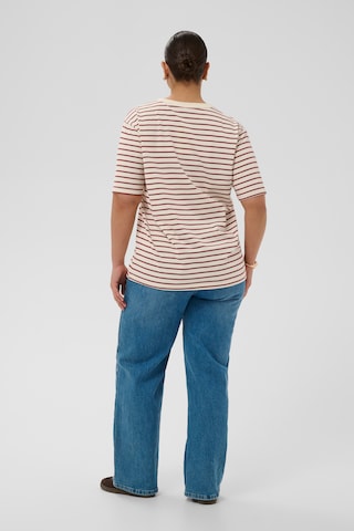 KAFFE CURVE - Camiseta 'KCWinni' en blanco