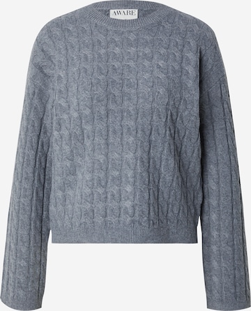 VERO MODA Pullover 'AWLorella' in Grau: Vorderseite