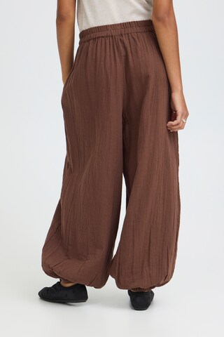 Regular Pantalon 'IHCALLIE' ICHI en marron
