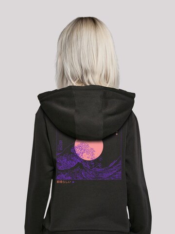 F4NT4STIC Sweatshirt 'Kanagawa' in Zwart: voorkant