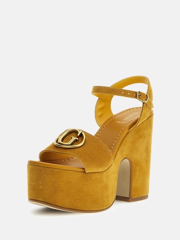 GUESS Sandals 'Clody' in Gold