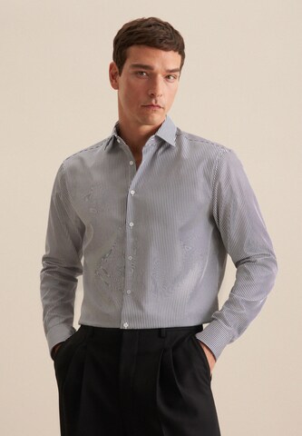 Coupe regular Chemise business SEIDENSTICKER en bleu : devant