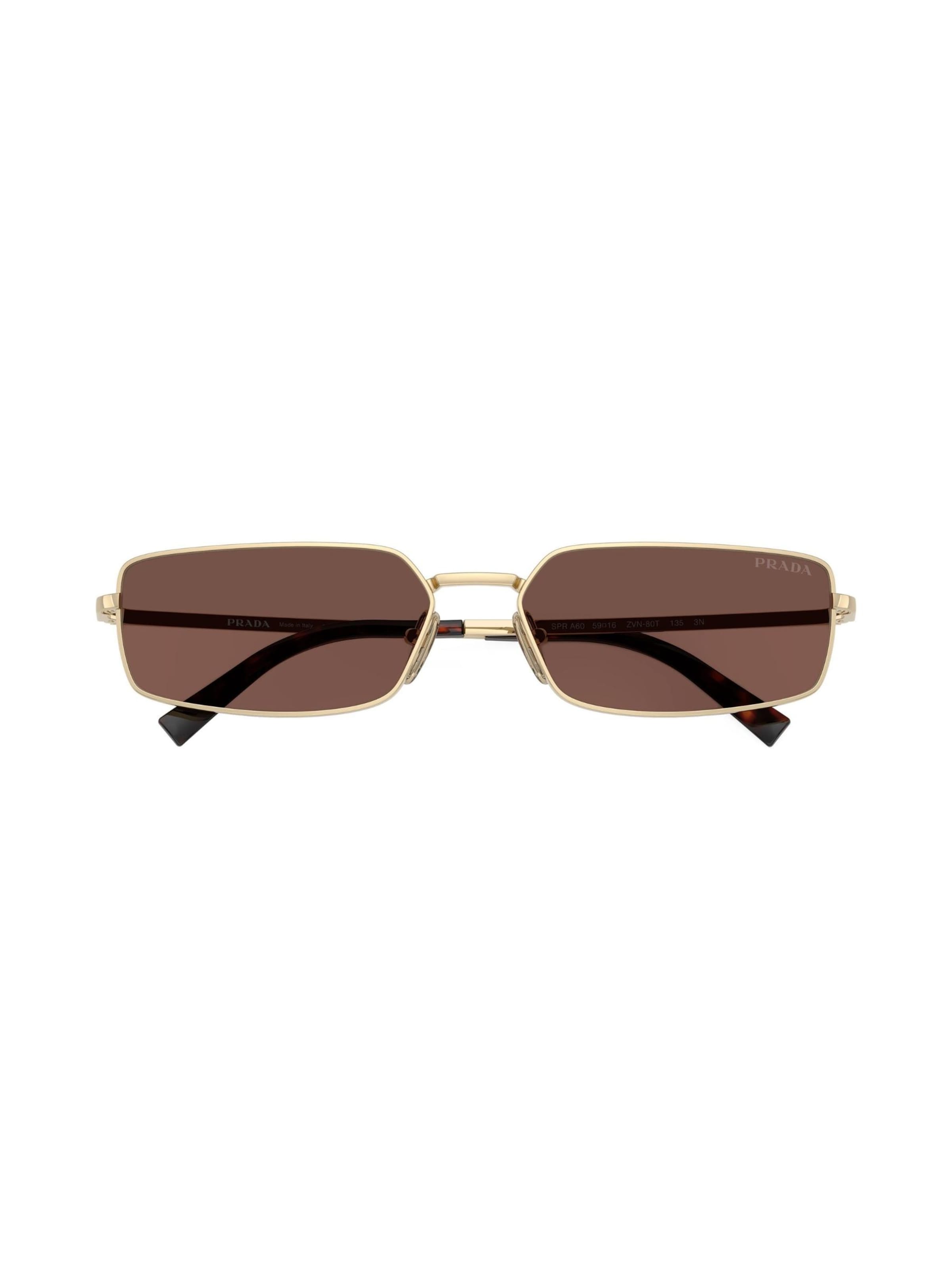 PRADA Sonnenbrille in Gold: Vorderseite