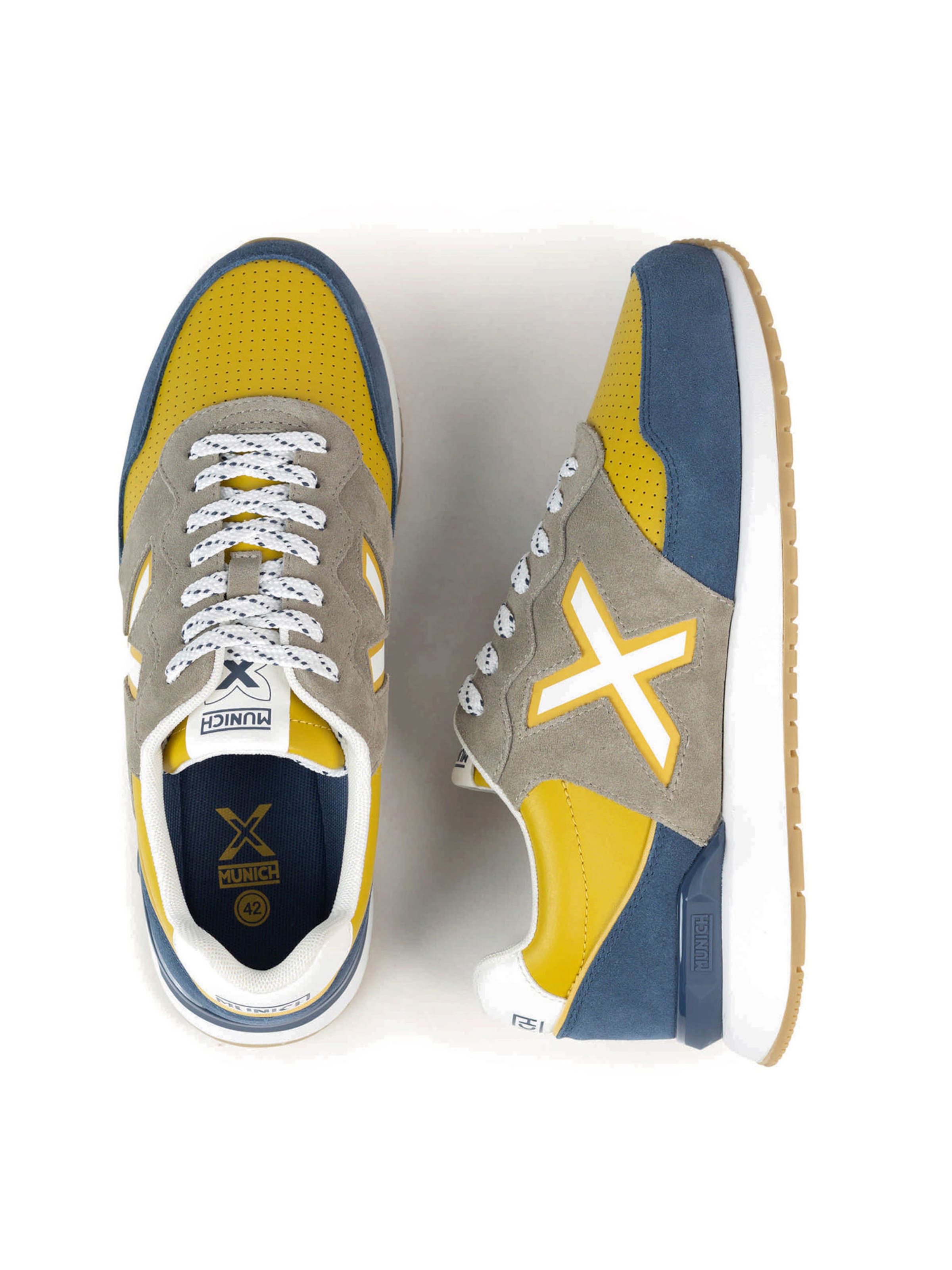 Sneaker bassa 'Dash' di MUNICH in giallo