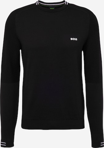 BOSS Green - Pullover 'Rolet' em preto: frente