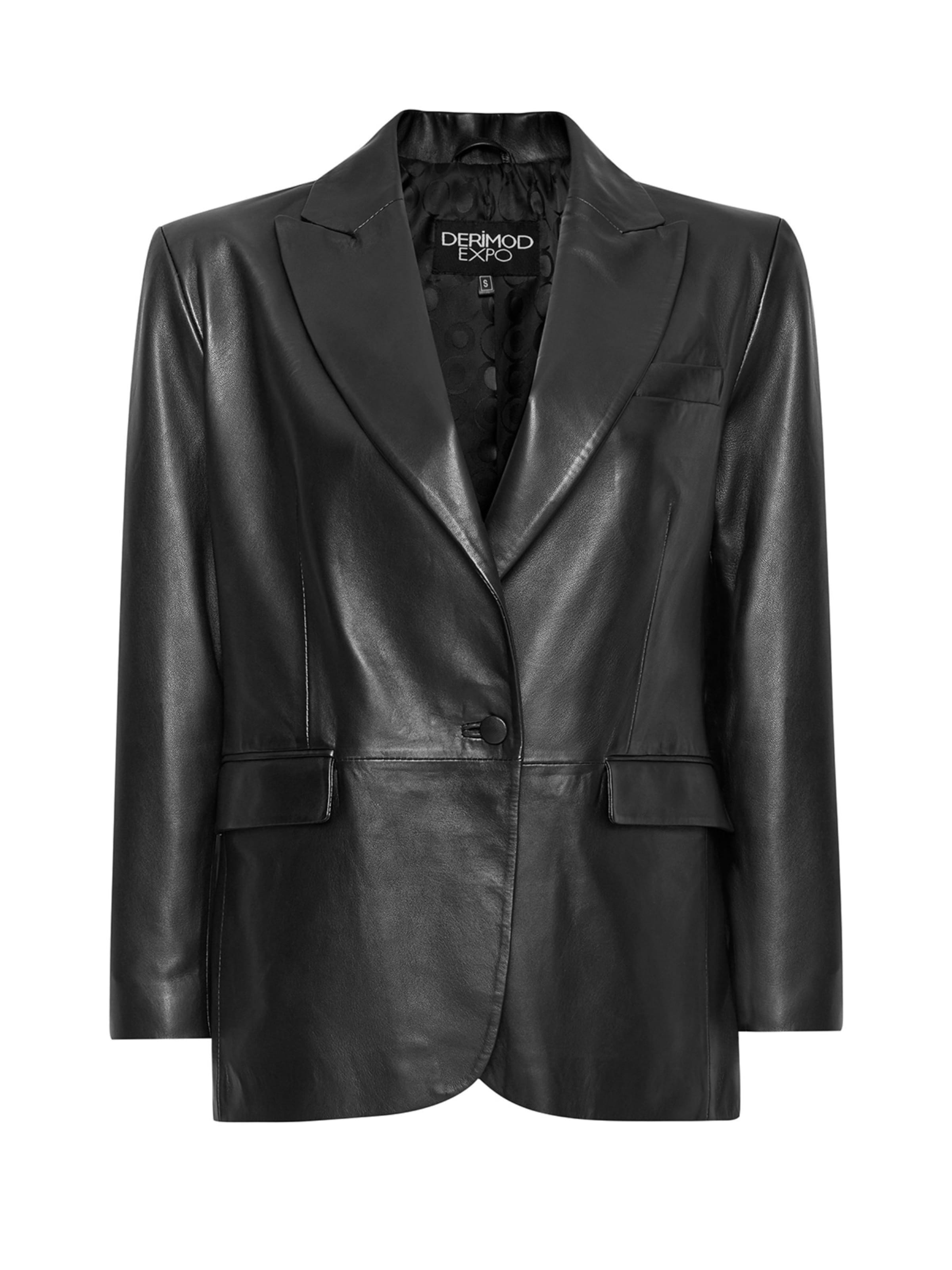 Veste mi-saison Derimod en noir : devant