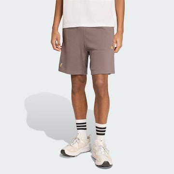ADIDAS SPORTSWEAR Regular Sportbroek 'X Fortnite' in Grijs: voorkant