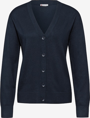 STREET ONE Strickjacke in Blau: Vorderseite
