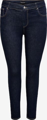 ONLY Carmakoma Skinny Farkut 'CARWilly' värissä sininen: etupuoli