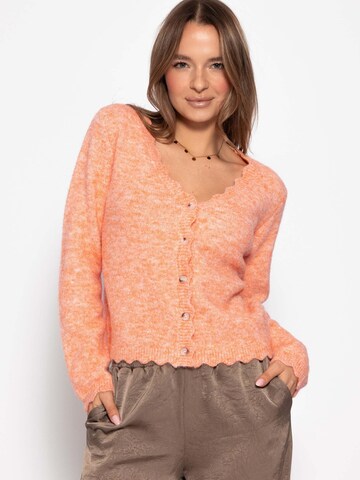 SASSYCLASSY Strickjacke‌‌‌‌ in Orange