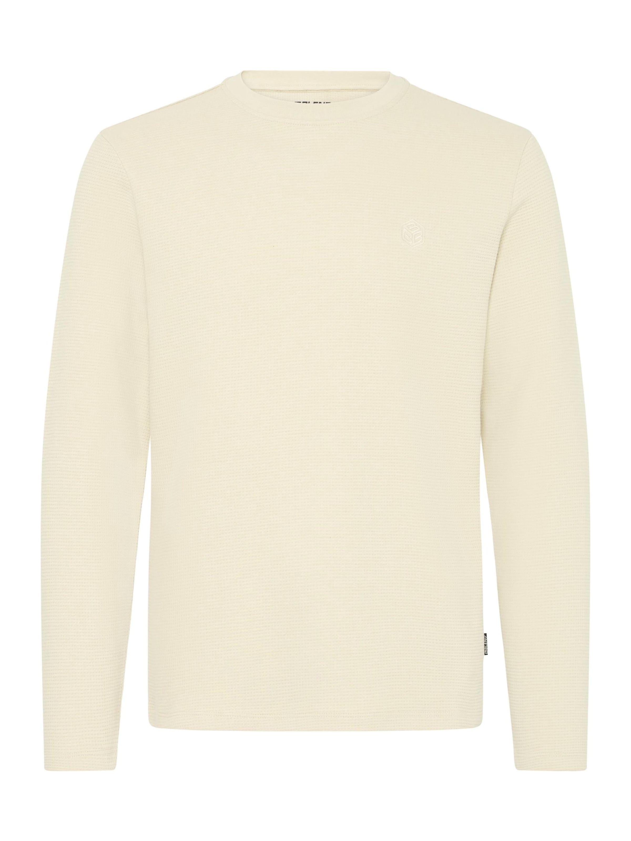 Felpa ' BHMForta ' di BLEND in beige: frontale