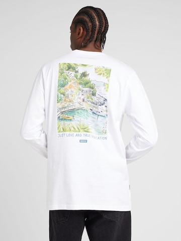 Wemoto T-shirt 'Harbour' i vit: framsida