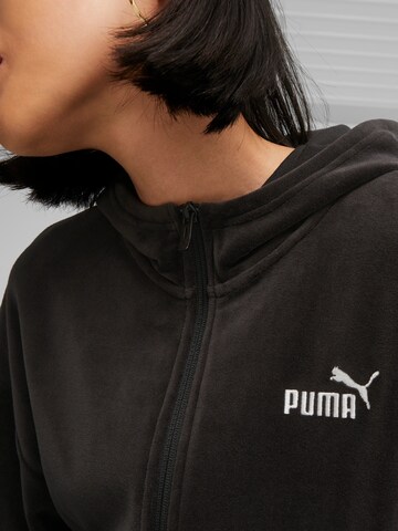 PUMA Sweat jacket 'ESS+' in Black
