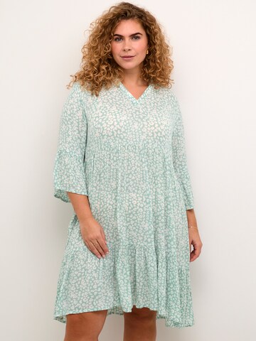 KAFFE CURVE Dress 'Ami' in Green