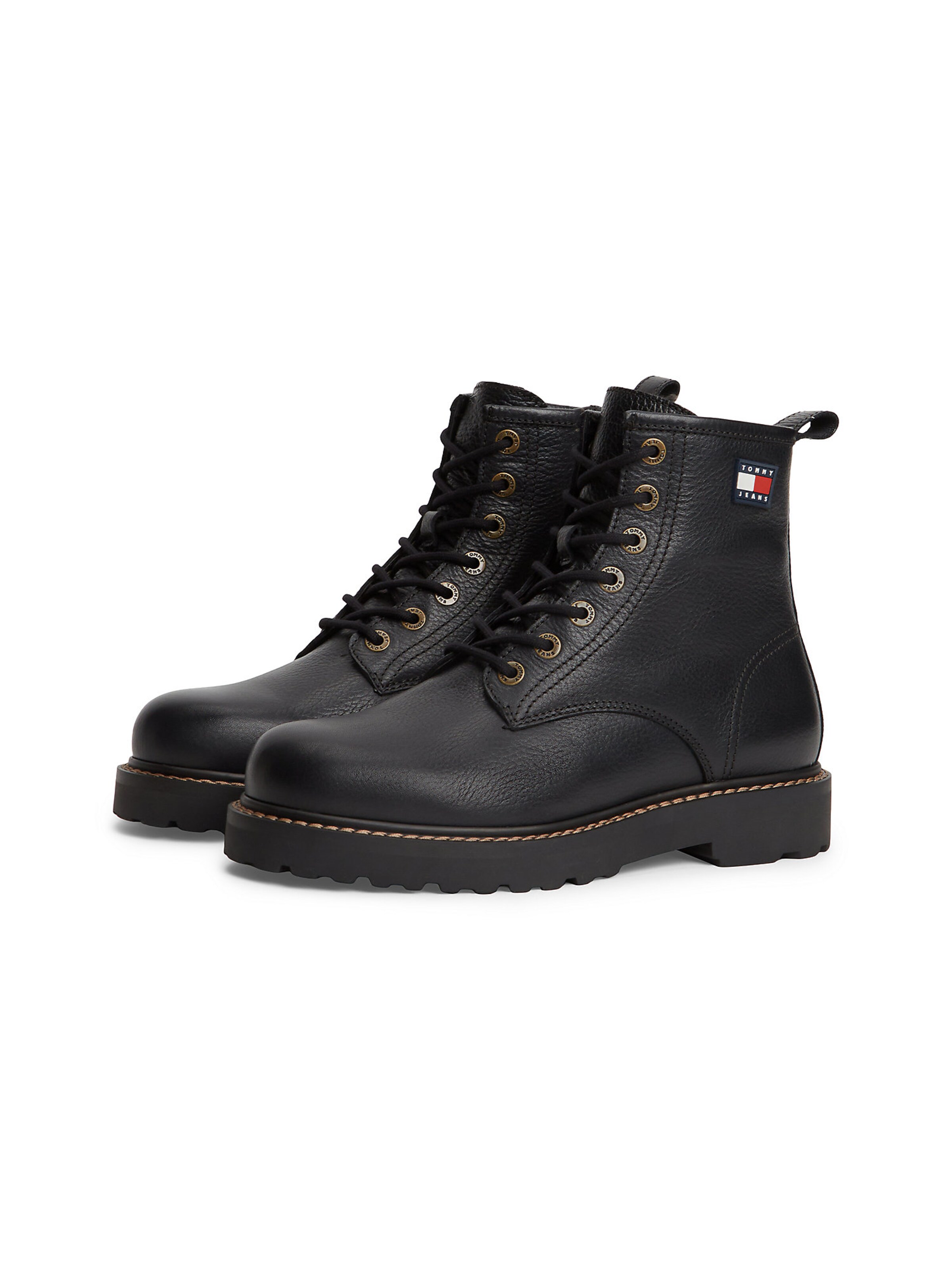 Boots stringati 'ARCHIVE '01' di Tommy Jeans in nero