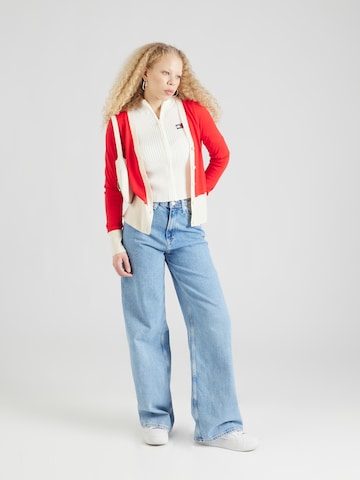 TOMMY HILFIGER Knit cardigan in Red