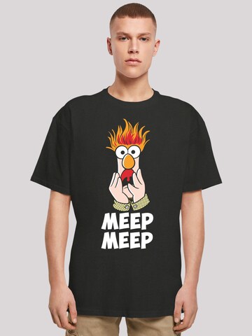 F4NT4STIC Shirt 'Disney Muppets Meep Meep' in Black: front