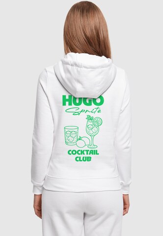 Merchcode Sweatshirt 'Hugo Spritz' in White: front