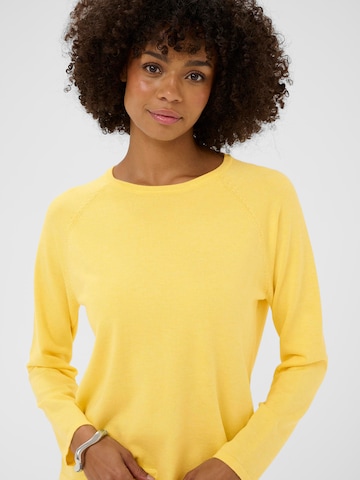 CULTURE Pullover 'Annemarie' in Gelb