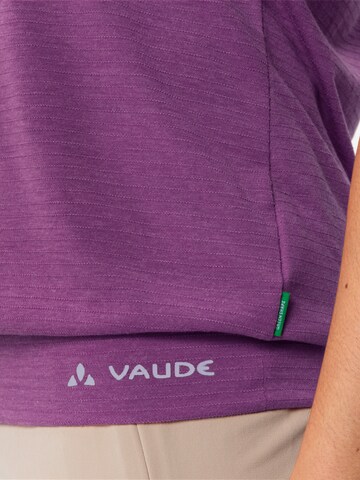 VAUDE Performance shirt 'Skomer III' in Purple