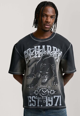 Ed Hardy Футболка 'Panther' в Черный: спереди