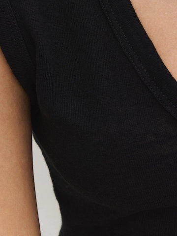 Alexa Dash Bluse in Schwarz