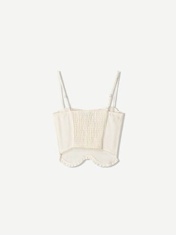 Haut Bershka en blanc