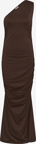 Kaffe - Vestido de noche 'KASunnie' en marrón: frente