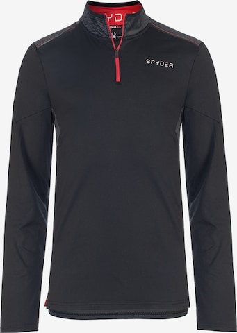 Spyder - Sweatshirt de desporto em cinzento: frente