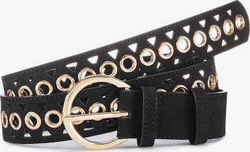 Cintura di LASCANA in nero: frontale