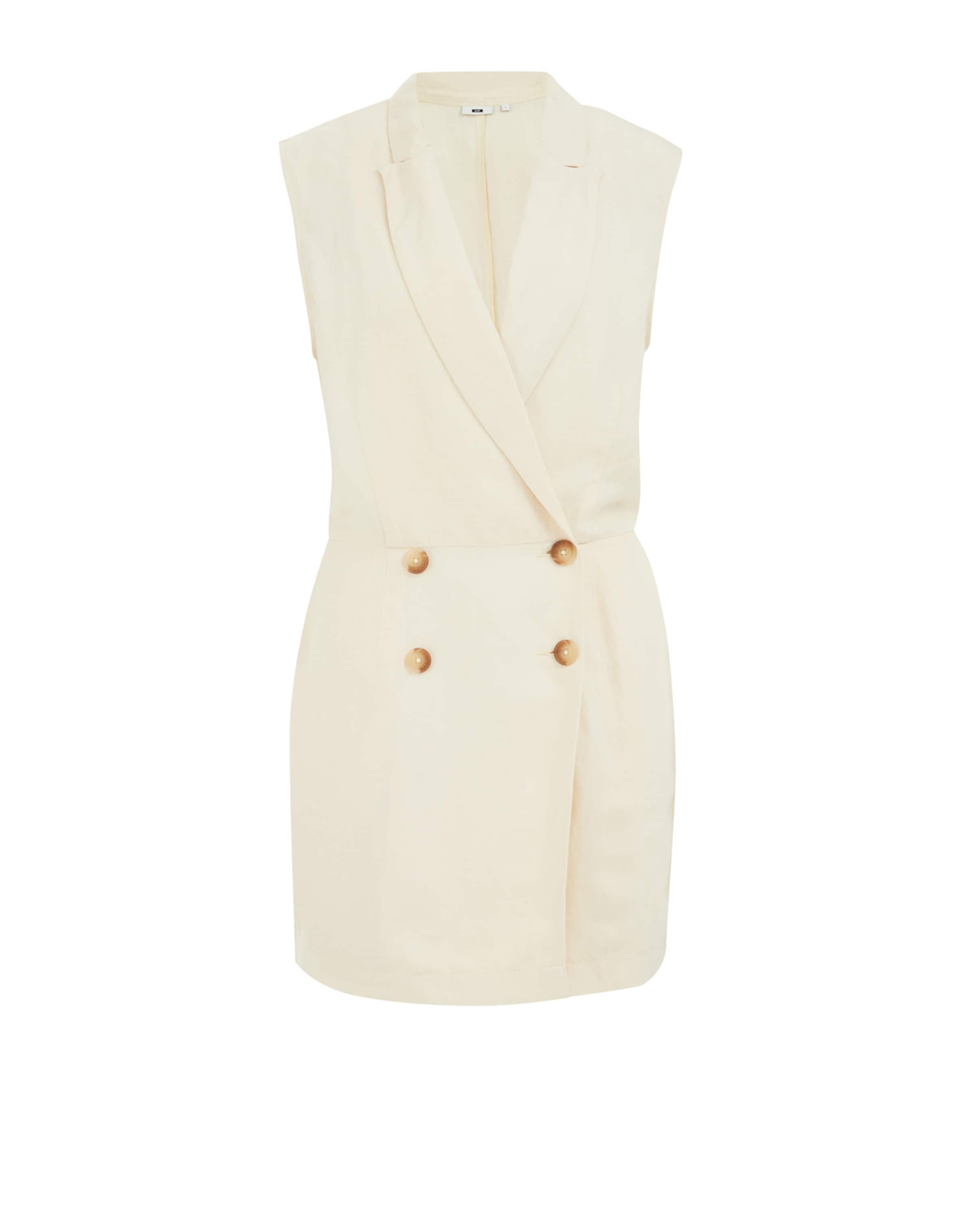 WE Fashion Jumpsuit i vit: framsida