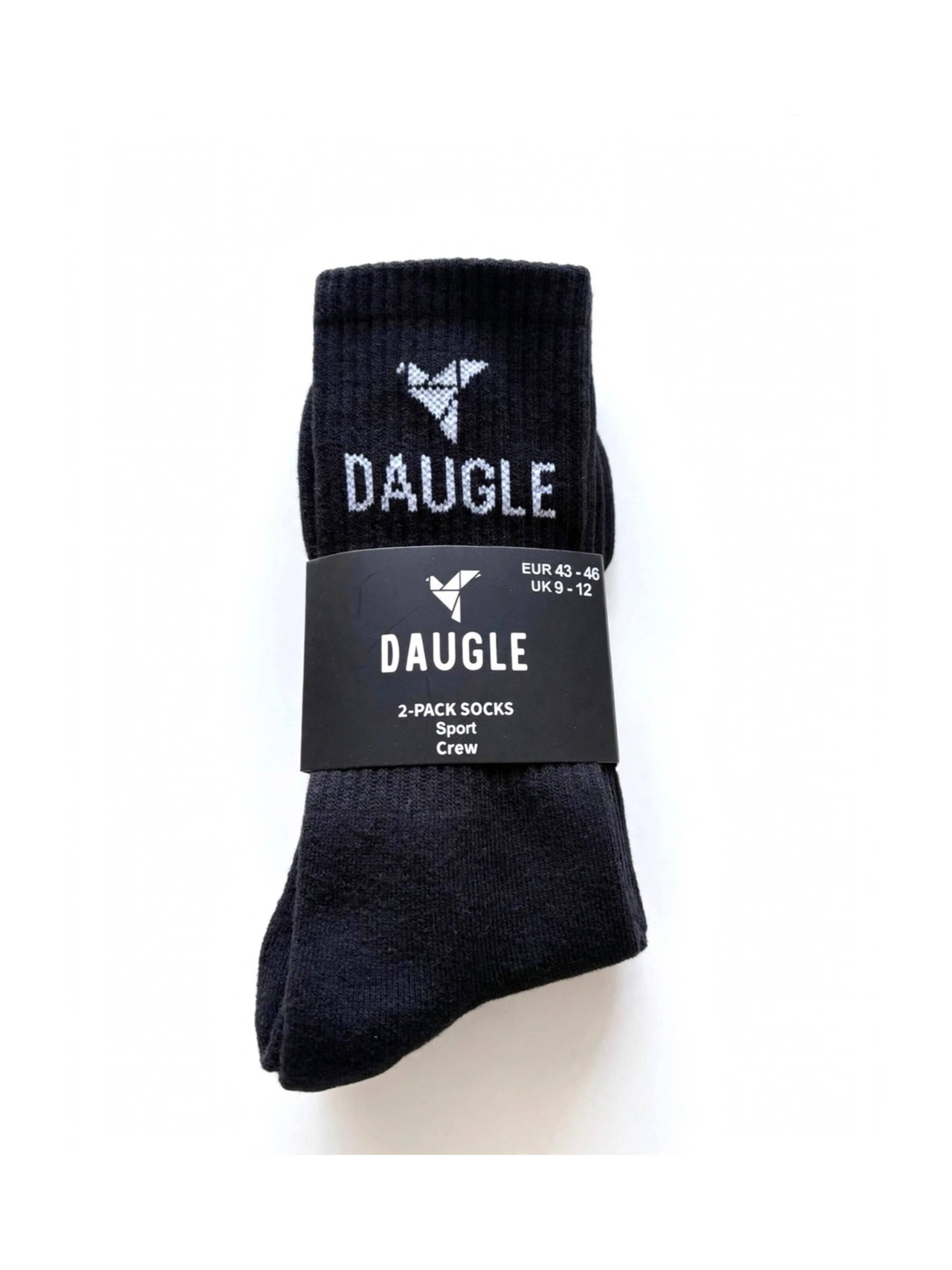 Șosete sport 'DAUGLE Athletic Training Socks' de la DAUGLE pe negru