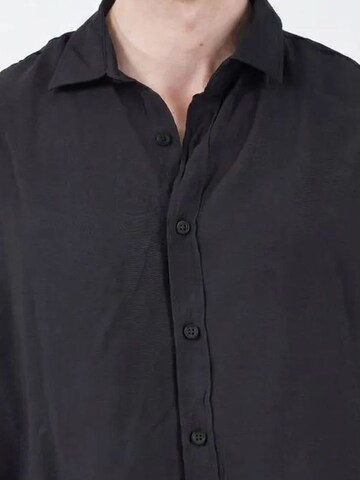 Comfort fit Camicia di Giesto in nero