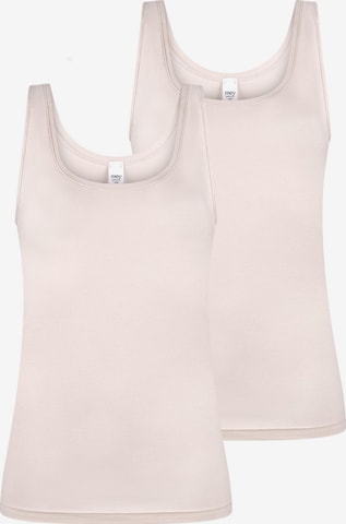 Mey Unterhemd 'Cotton' in Beige: Vorderseite