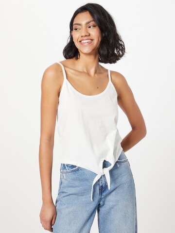 ONLY - Top 'May' em branco: frente
