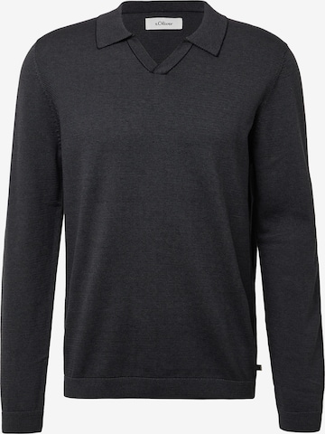 Pull-over s.Oliver en noir : devant