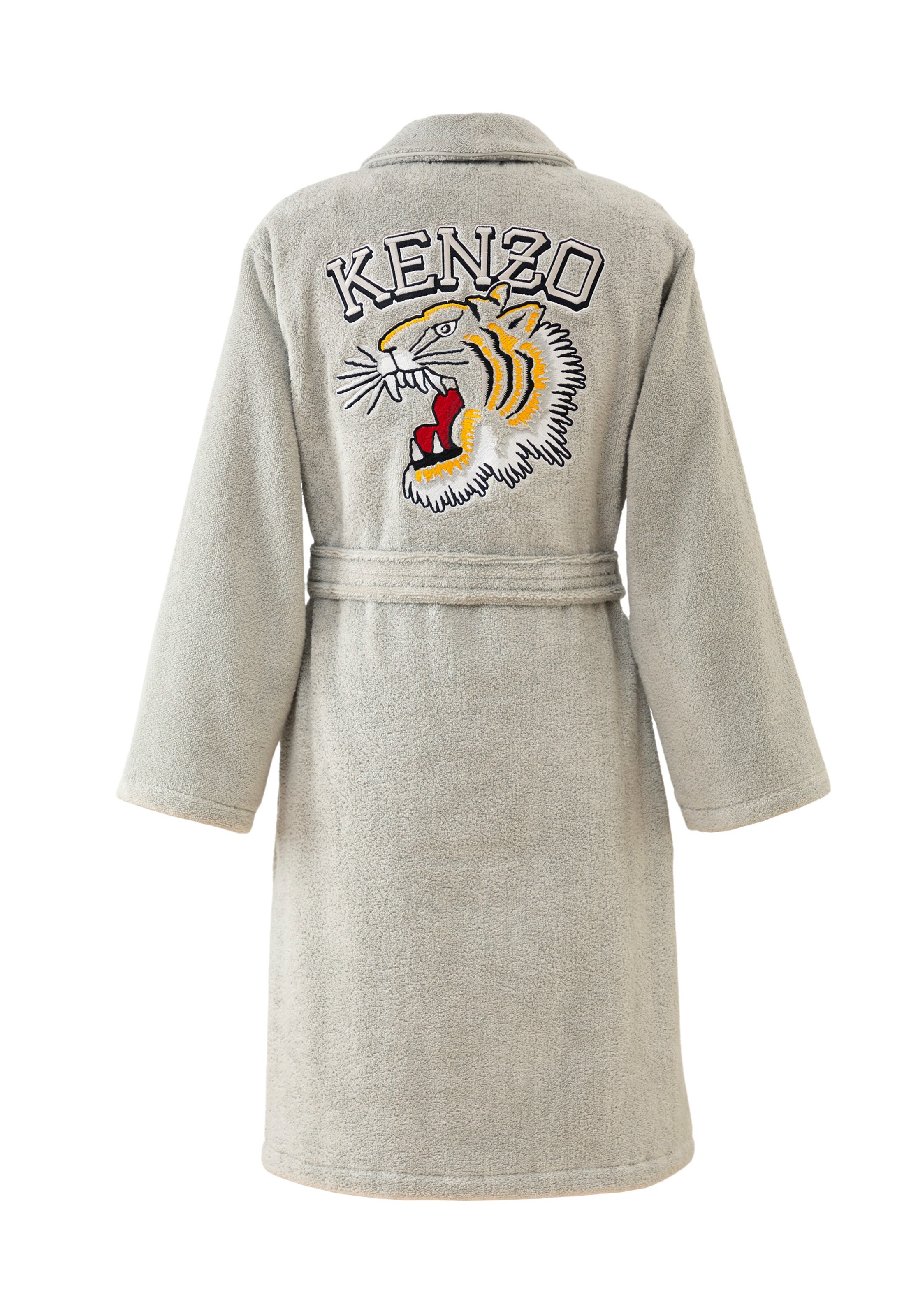 Kenzo Home Long Bathrobe in Grey