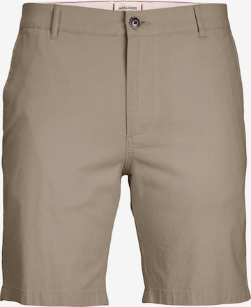 JACK & JONES Lærredsbukser 'Dave' i beige: forside