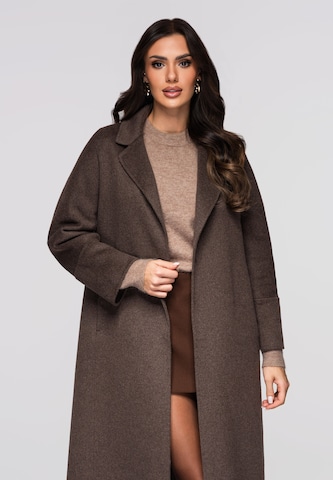 Ombre Tussenmantel in Bruin