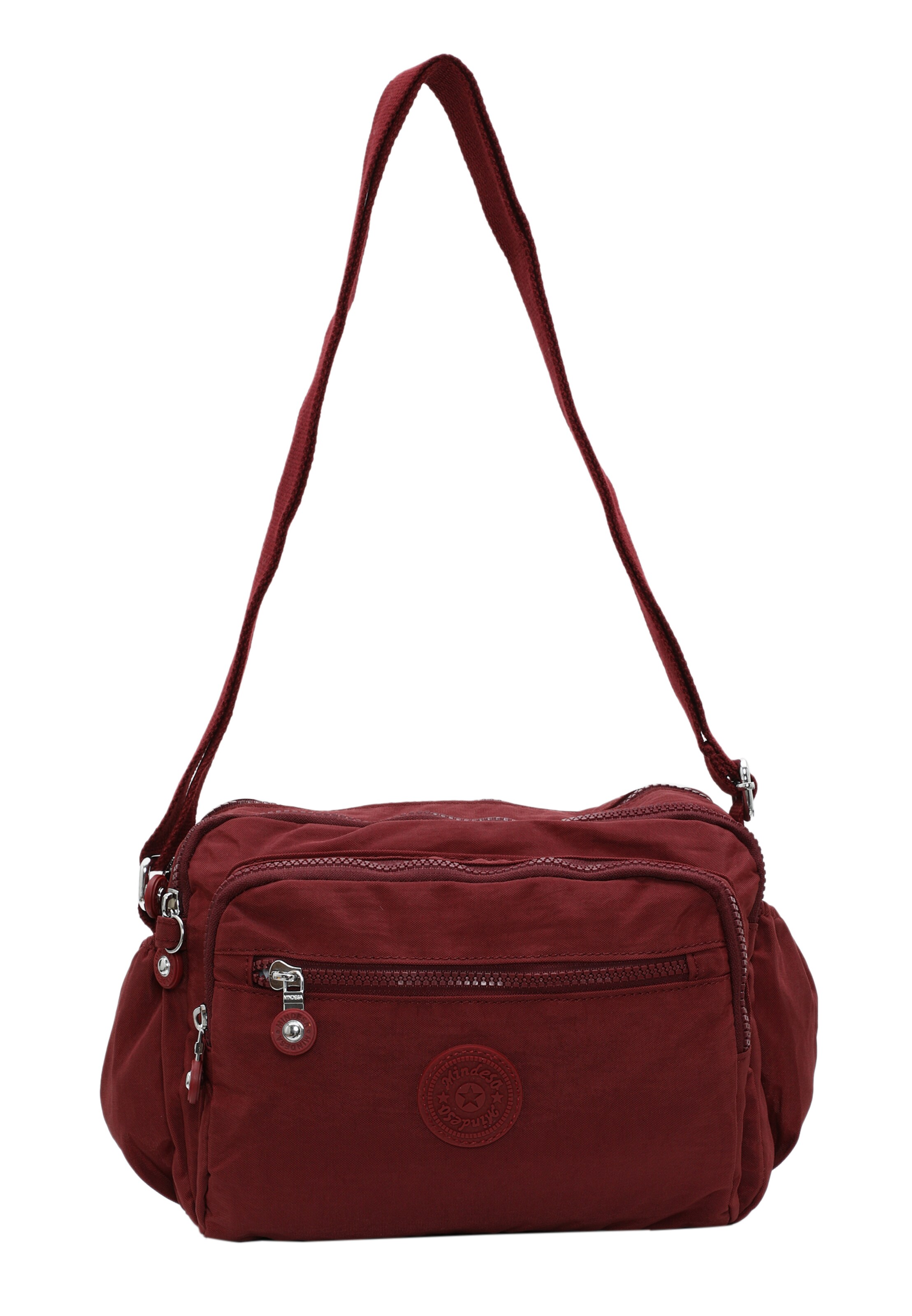 Mindesa - Mala de ombro em vermelho: frente