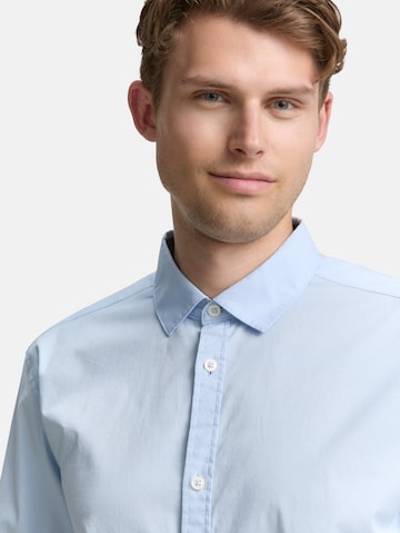 TOM TAILOR Regular fit Overhemd in Blauw