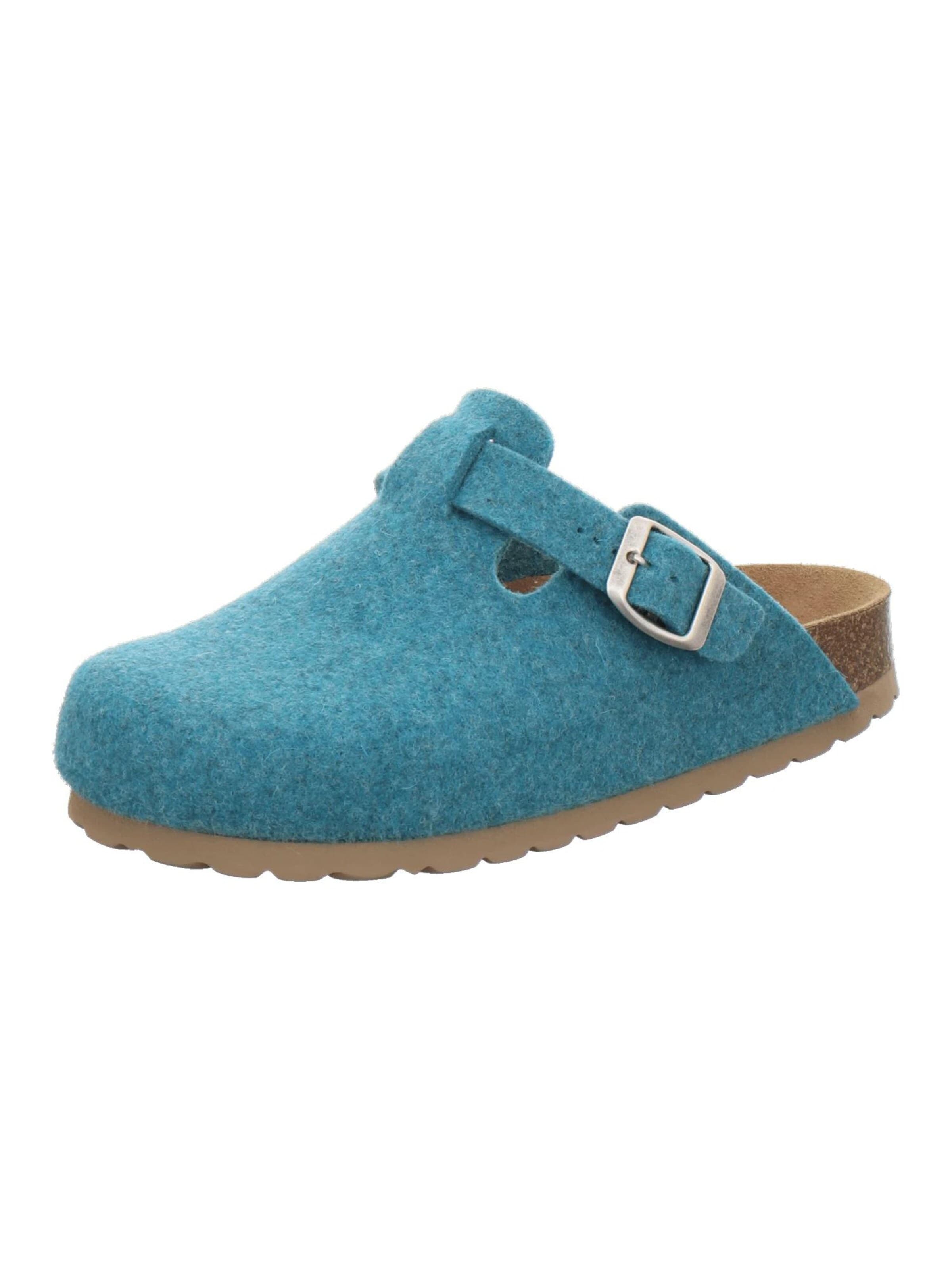 AFS-Schuhe Hausschuh 'Hausschuhe Damen Filz türkis'‌‌‌‌‌‌‌‌‌‌ in 36 in türkis, Produktansicht