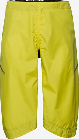 VAUDE Regular Workout Pants in Yellow: front