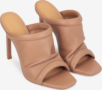 Kazar Mules in Beige