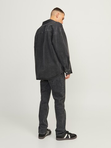 JACK & JONES Regular Дънки 'Clark' в сиво