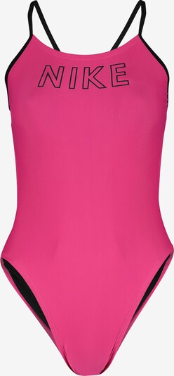 Nike Swim Sportbadeanzug in pink / schwarz, Produktansicht
