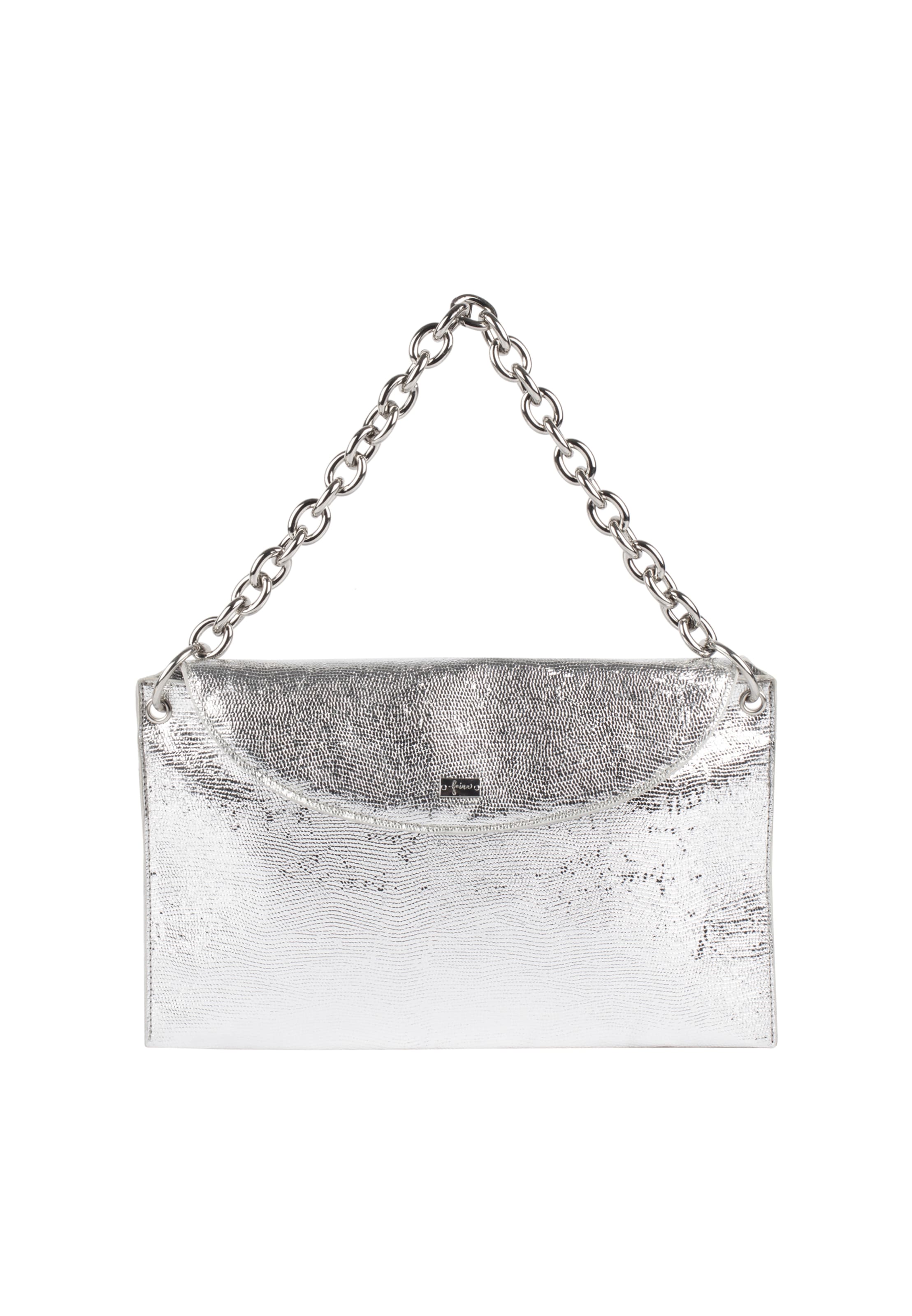 faina Клатч в Серебристый: спереди