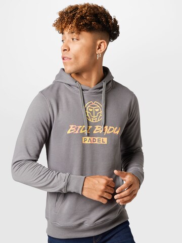 BIDI BADU Athletic Sweatshirt 'Sayouba' in Grey: front