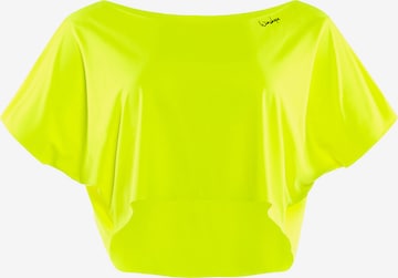 Winshape - Camisa funcionais 'DT104' em amarelo: frente